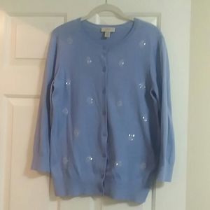 Loft perriwinkle blue sweater